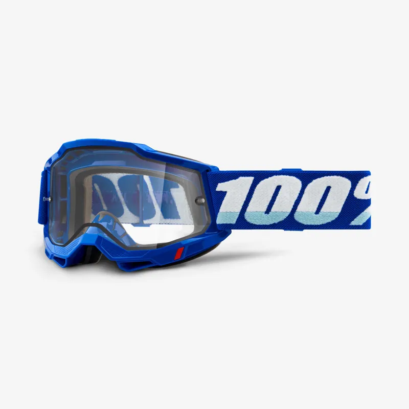 100 Percent Accuri 2 Enduro MTB Goggle Clear Lens Blue